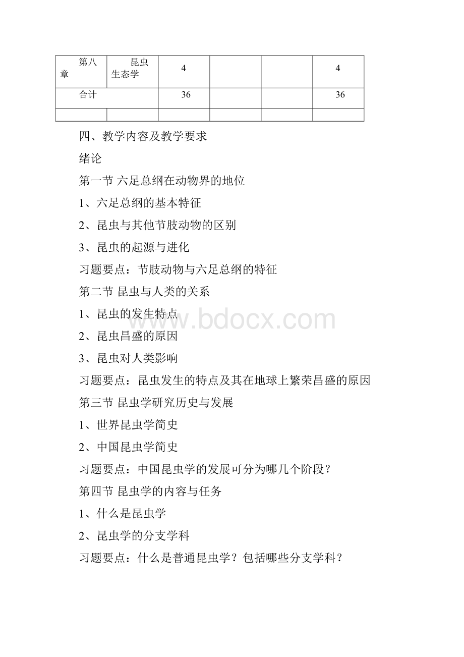 普通昆虫学教学大纲.docx_第3页