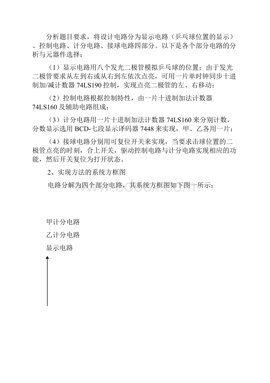 乒乓球比赛游戏机设计报告Word下载.docx_第2页