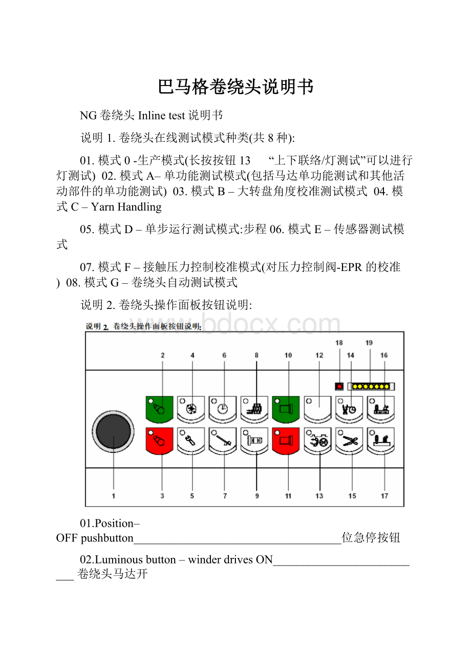 巴马格卷绕头说明书Word文件下载.docx