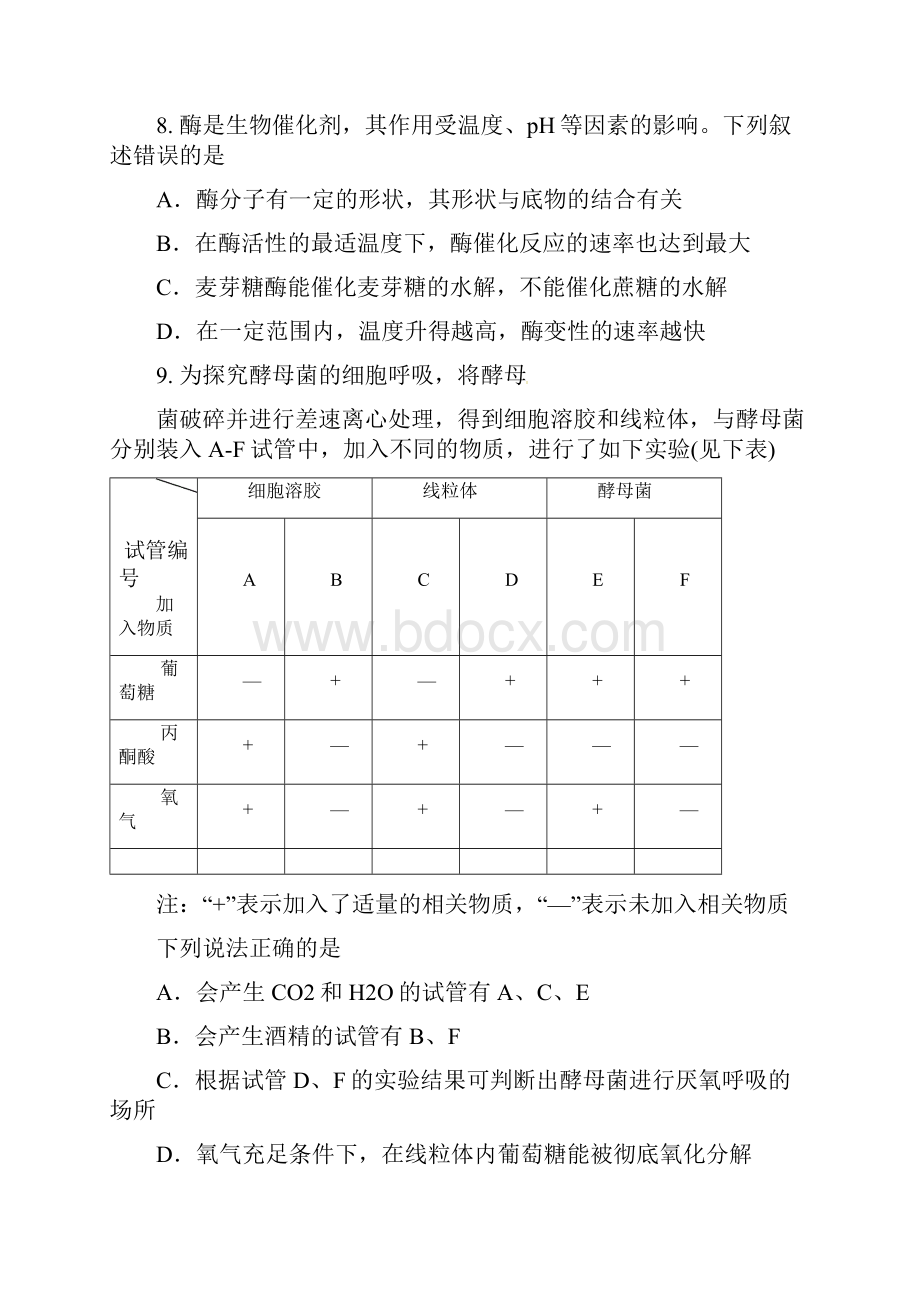 浙江省建人高复学年高三生物月考试题.docx_第3页