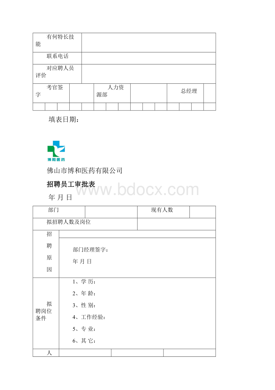 人事管理表格大全Word文档格式.docx_第2页