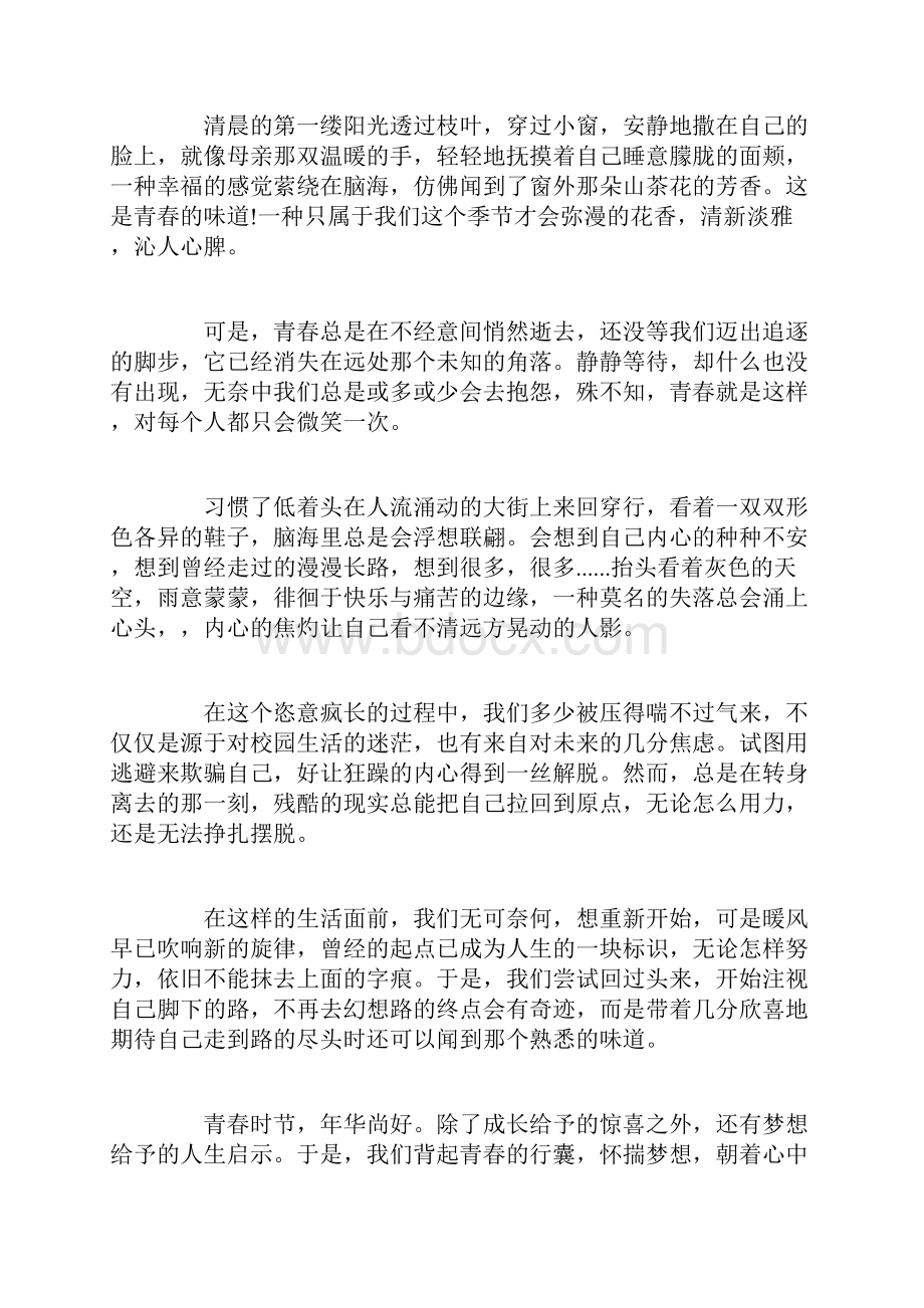 高中关于青春梦想的散文.docx_第3页