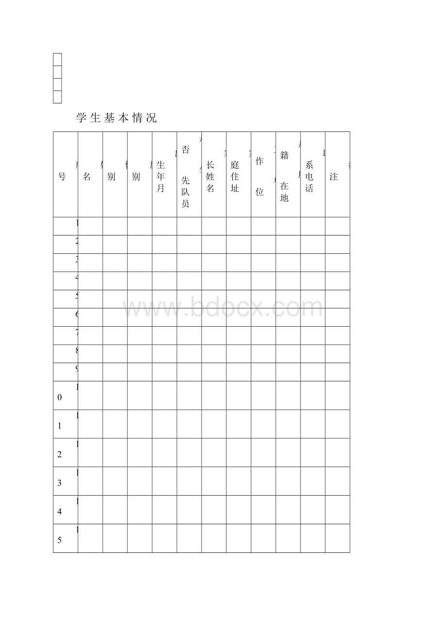 班主任工作手册第二学期A4纸副本Word文档格式.docx_第3页