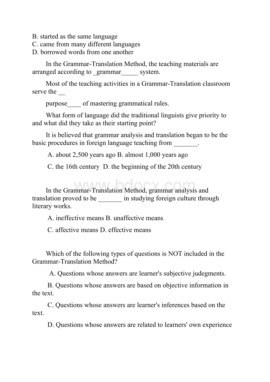 自考外语教学法之传统法Word格式文档下载.docx_第2页