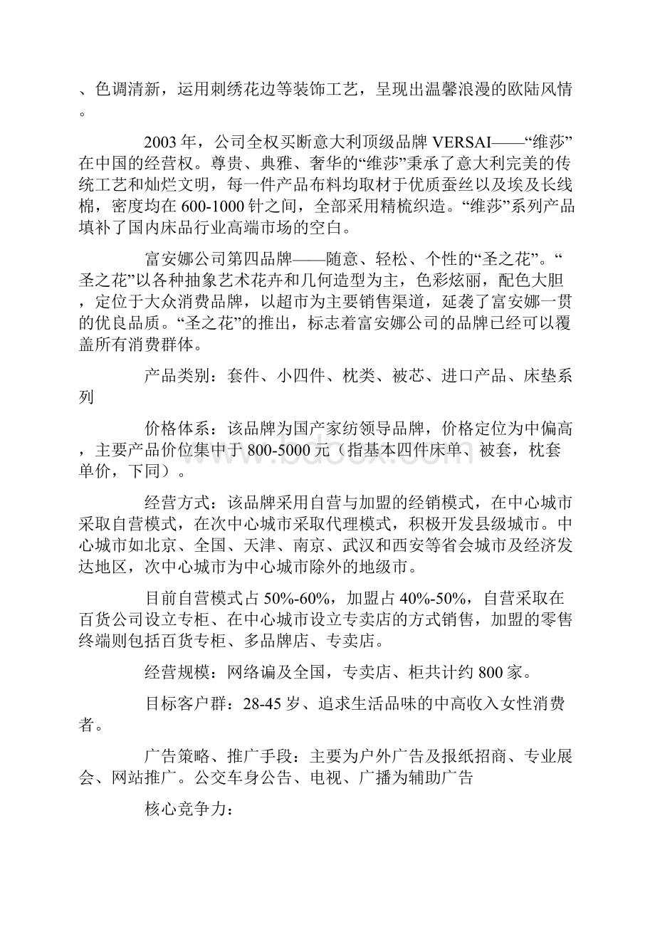 家纺市场现有品牌分析报告调研报告材料.docx_第2页