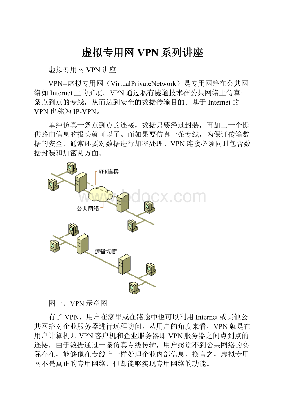 虚拟专用网VPN系列讲座.docx