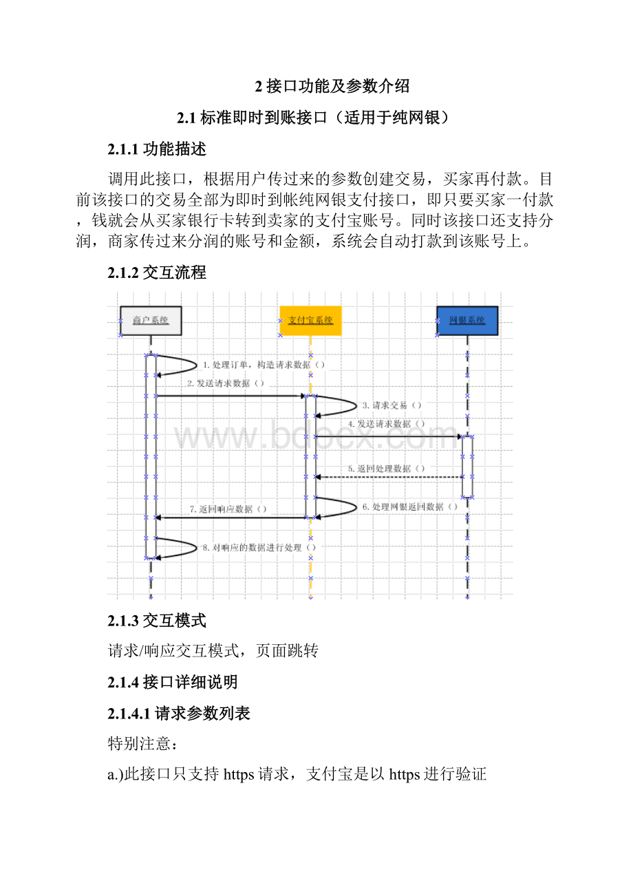 AliPay支付宝标准快速付款接口文档专用纯网关V151Word下载.docx_第3页