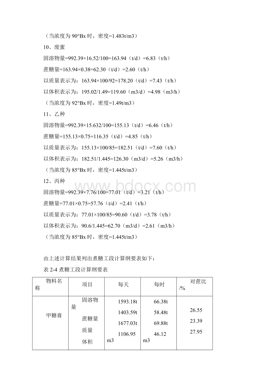 糖厂热力衡算6000吨每天Word格式文档下载.docx_第3页