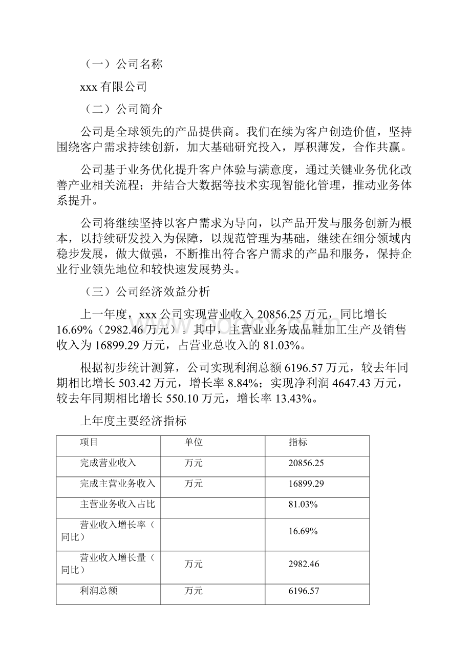 成品鞋加工项目可行性研究报告.docx_第2页