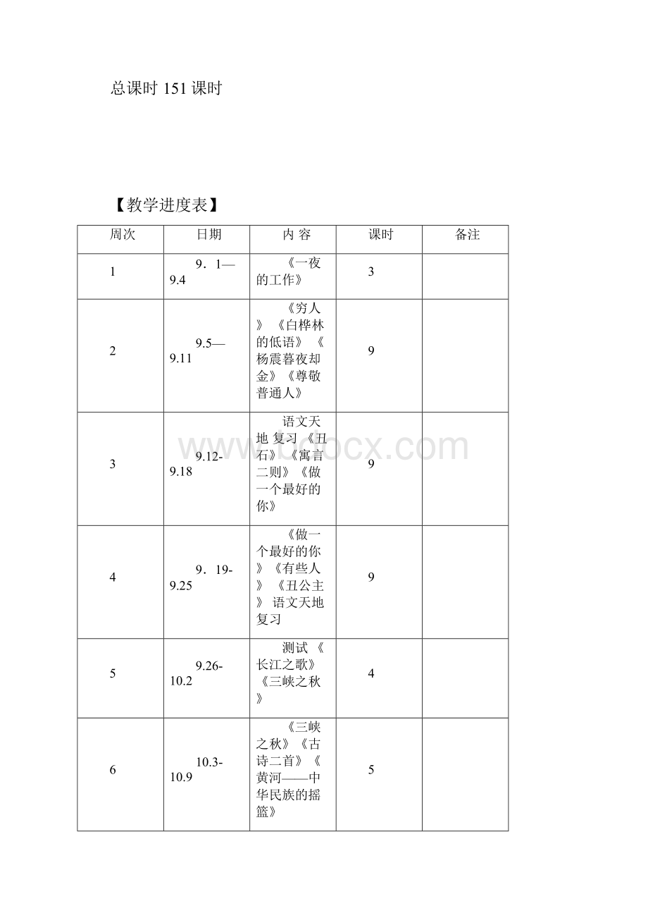 完整打印版北师大版小学六年级语文上册教案Word下载.docx_第3页