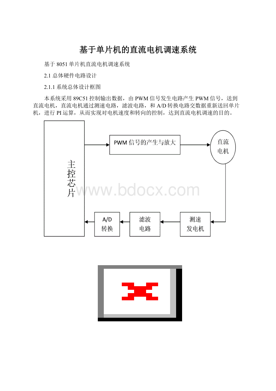 基于单片机的直流电机调速系统Word格式.docx