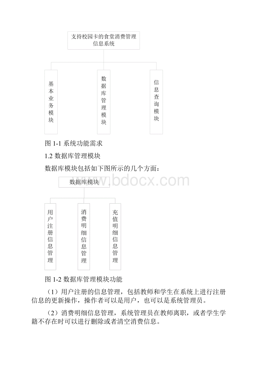 课程设计 UML 支持校园卡的食堂消费管理信息系统.docx_第3页