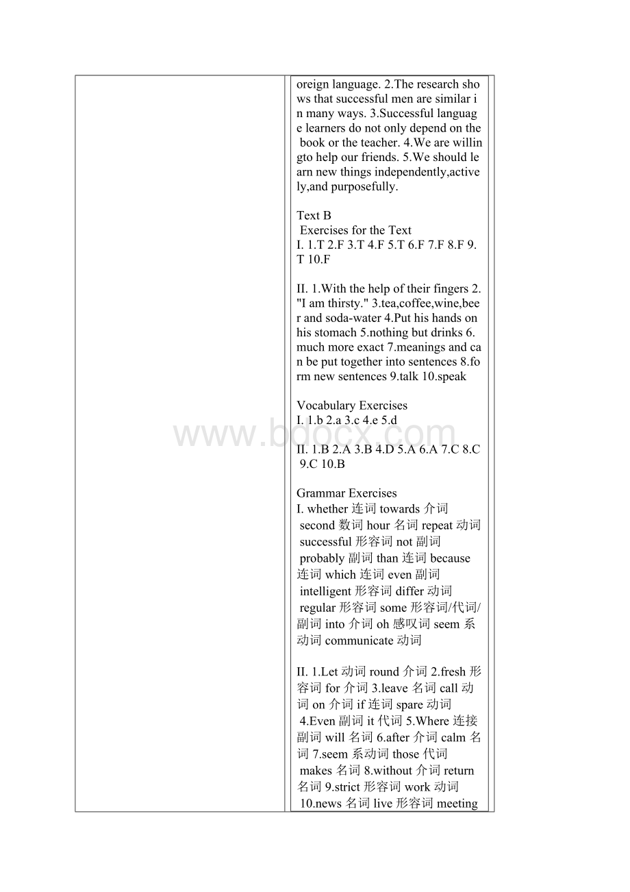 大学英语自学教程上课后习题答案Word下载.docx_第2页