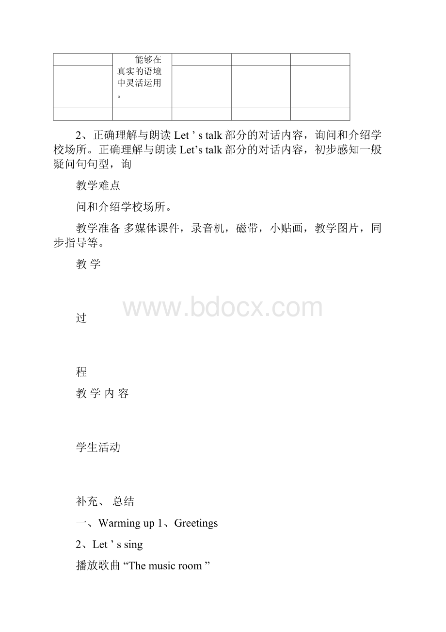 人教版pep四年级英语下全册教案.docx_第3页