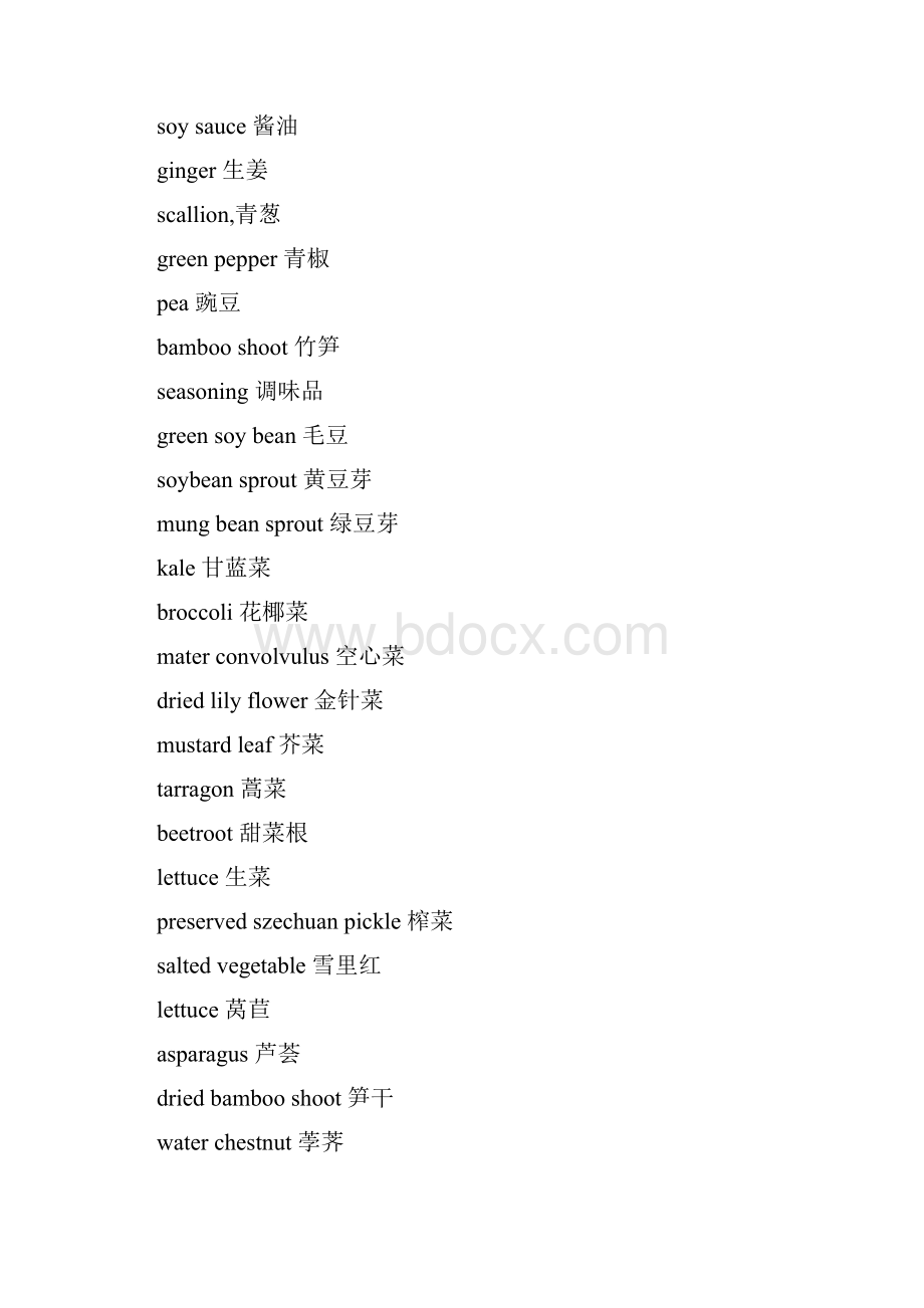 蔬菜与调味品Word文档下载推荐.docx_第2页