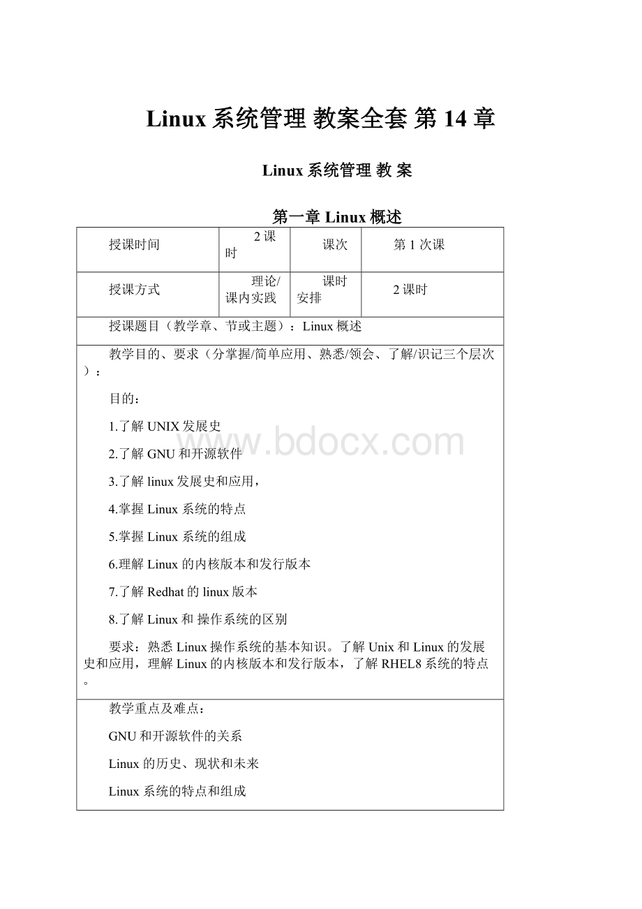 Linux系统管理教案全套第14章.docx_第1页