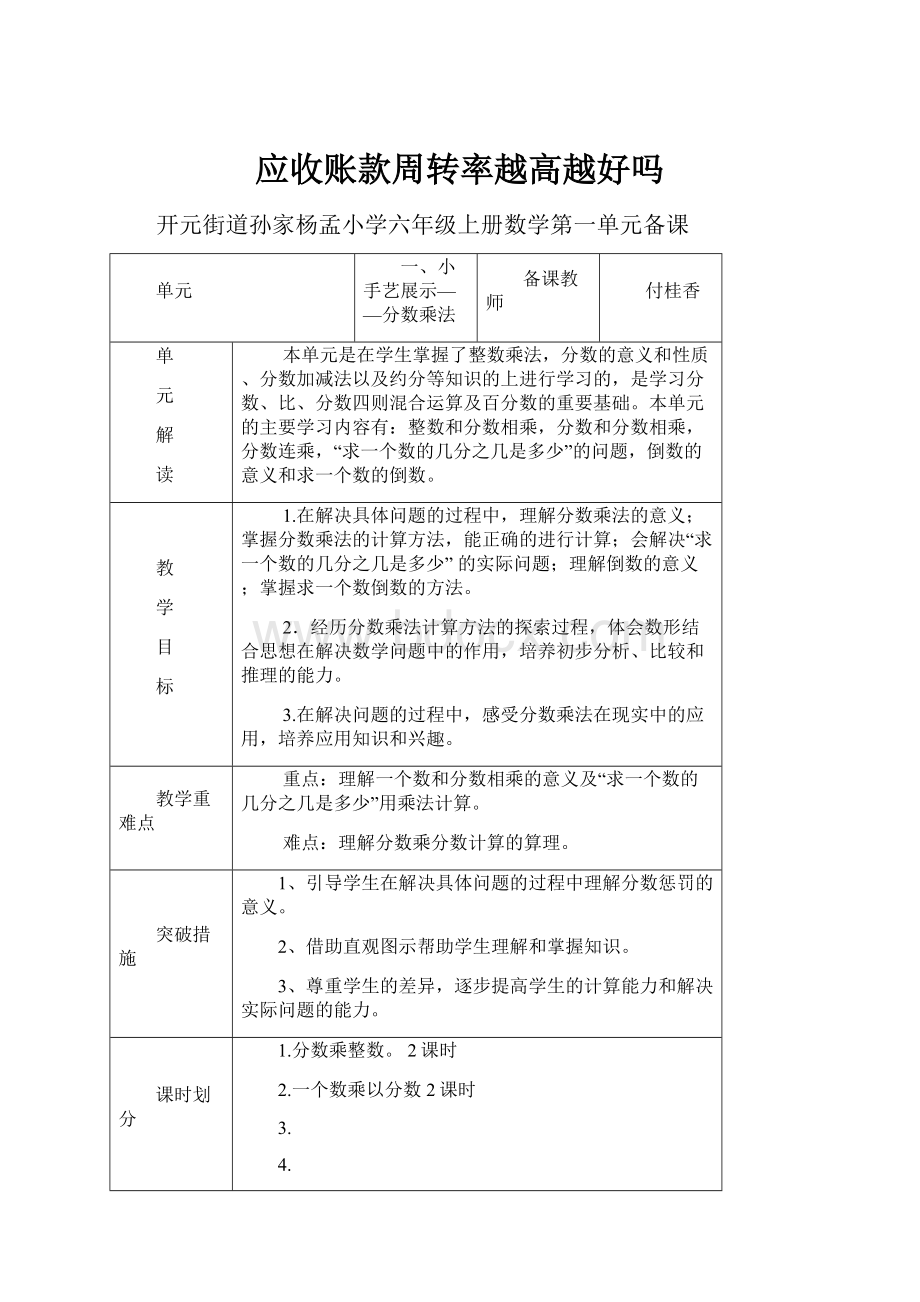 应收账款周转率越高越好吗Word文档下载推荐.docx_第1页