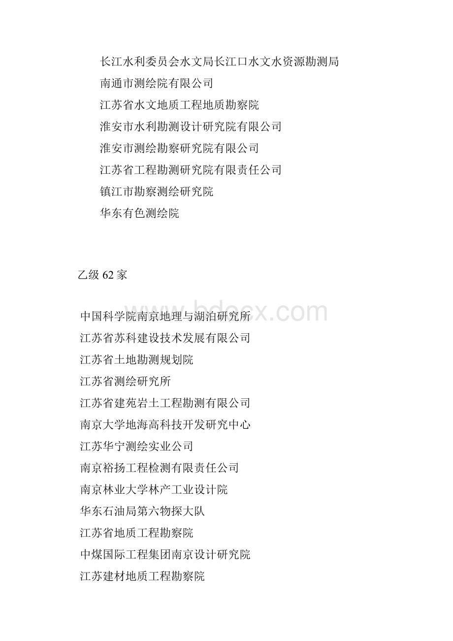 江苏省测绘资质单位.docx_第2页