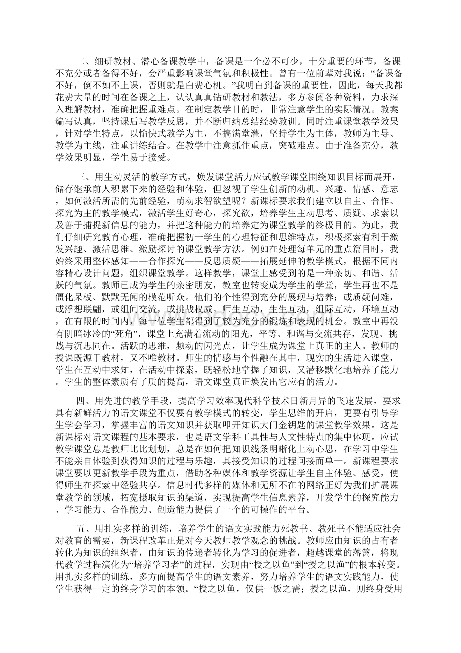 初中语文新教师个人工作总结.docx_第3页