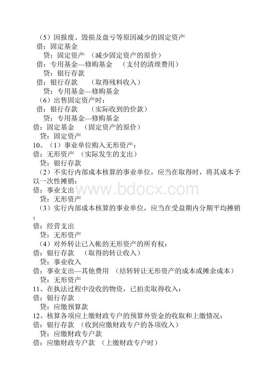 行政事业单位会计实务分录大全.docx_第3页