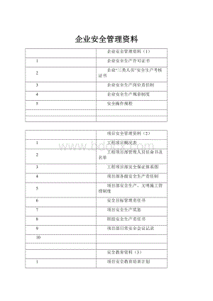 企业安全管理资料.docx