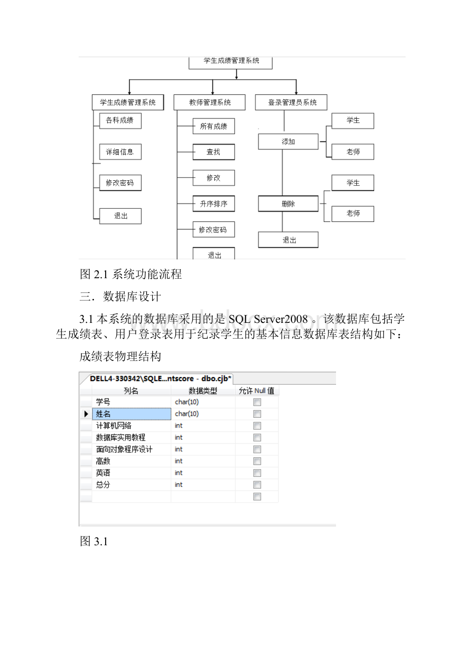 C#与SQL数据库学生成绩管理系统完整代码.docx_第3页