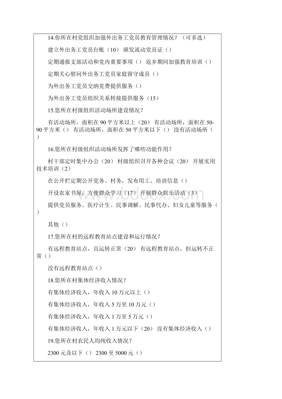 九胜村党组织建设情况问卷汇总表.docx_第3页