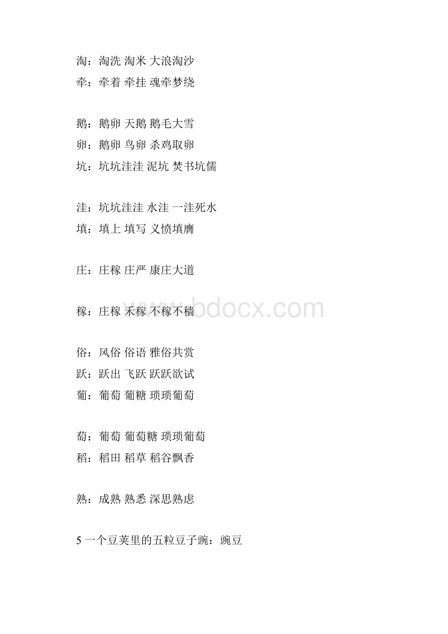 部编版小学语文四年级上册生字组词.docx_第2页