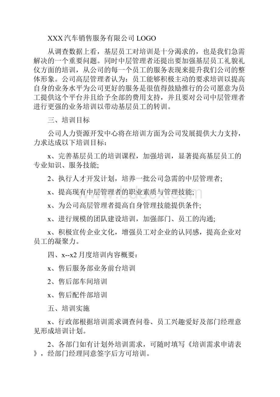 销售培训计划方案范文.docx_第3页