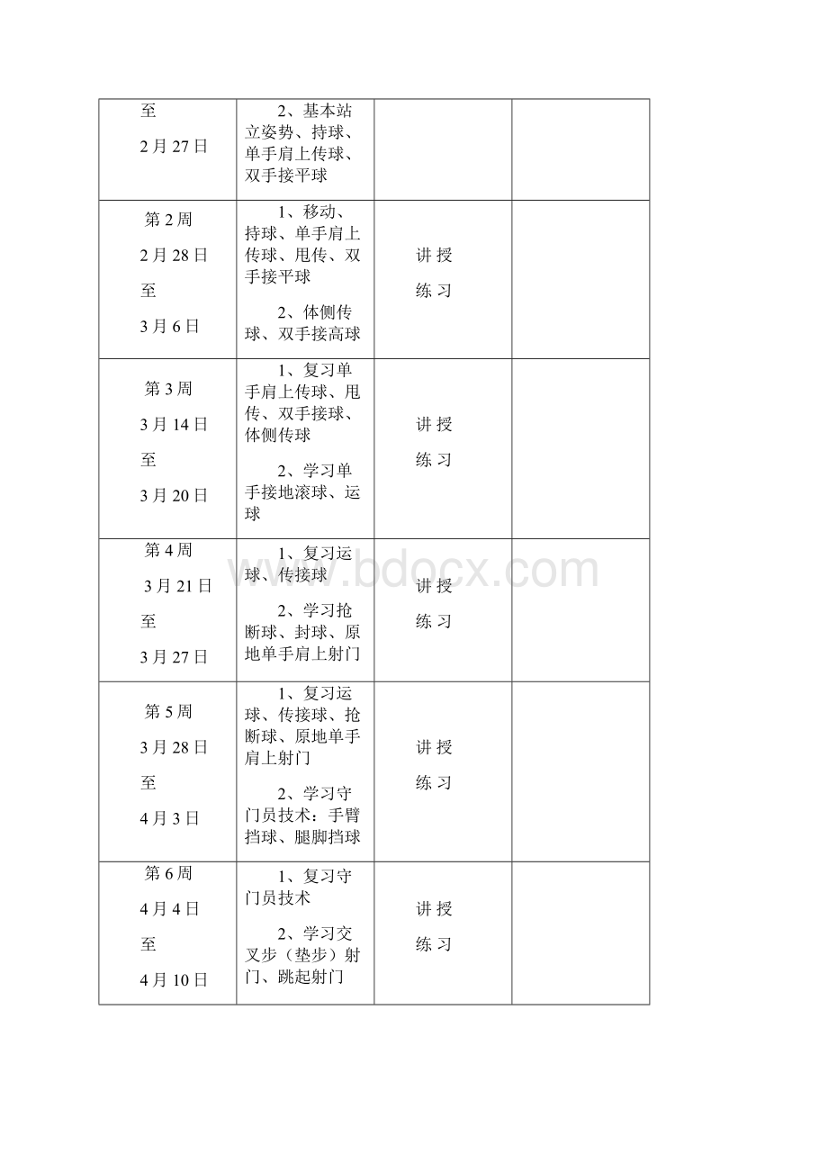 手球教学计划1.docx_第2页