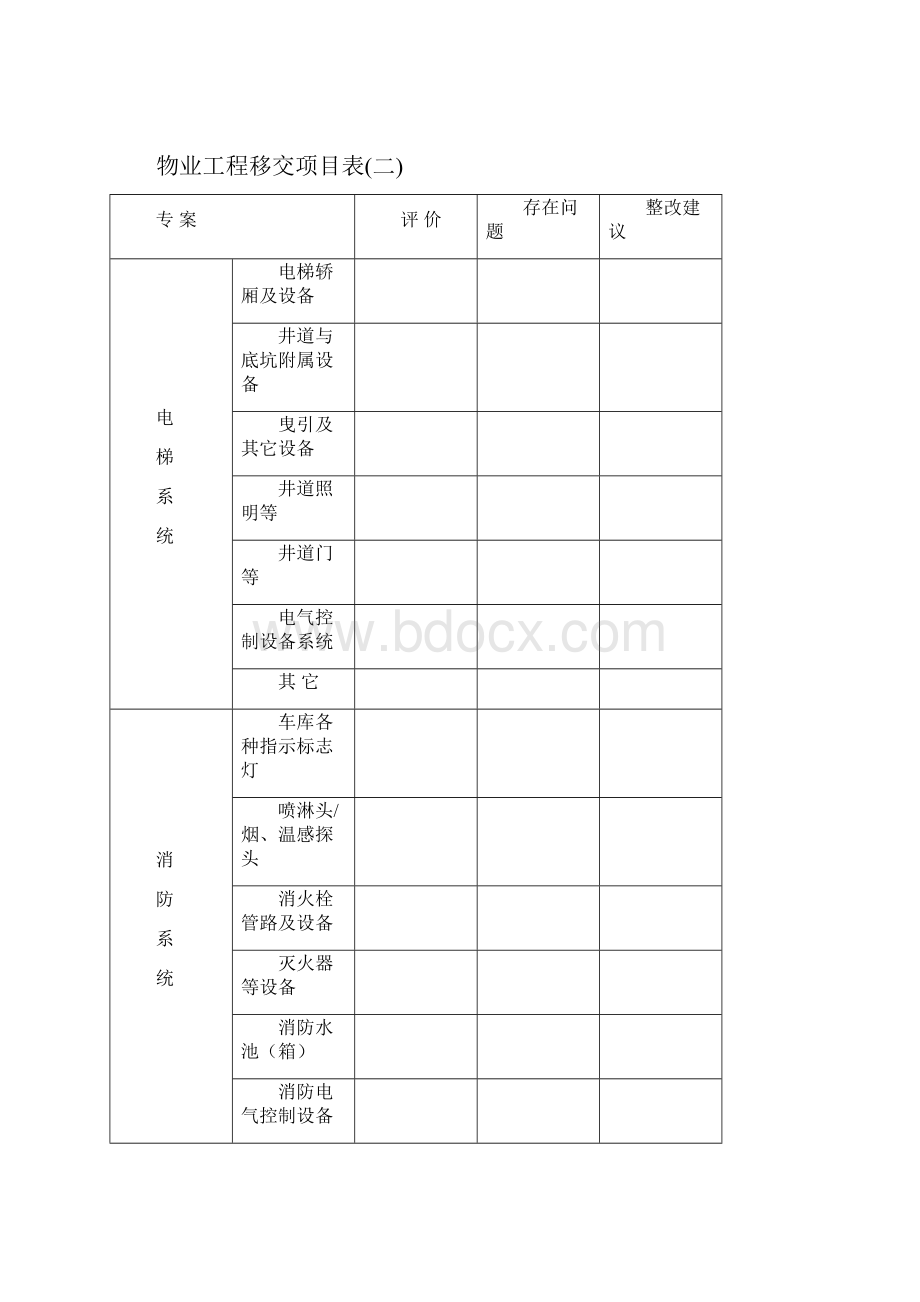 XX广场接管验收表格.docx_第3页