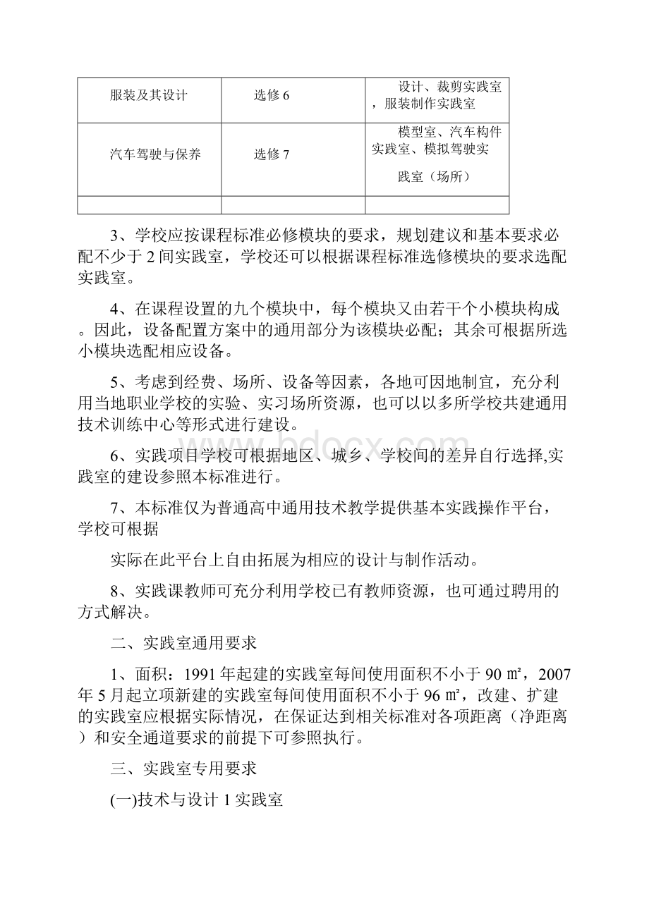 技术规范标准福建省普通高中通用技术实践室场所装备标准福建.docx_第2页