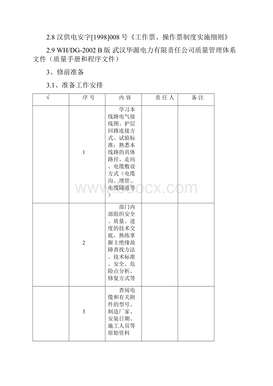 电缆主绝缘故障查找作业指导书.docx_第2页