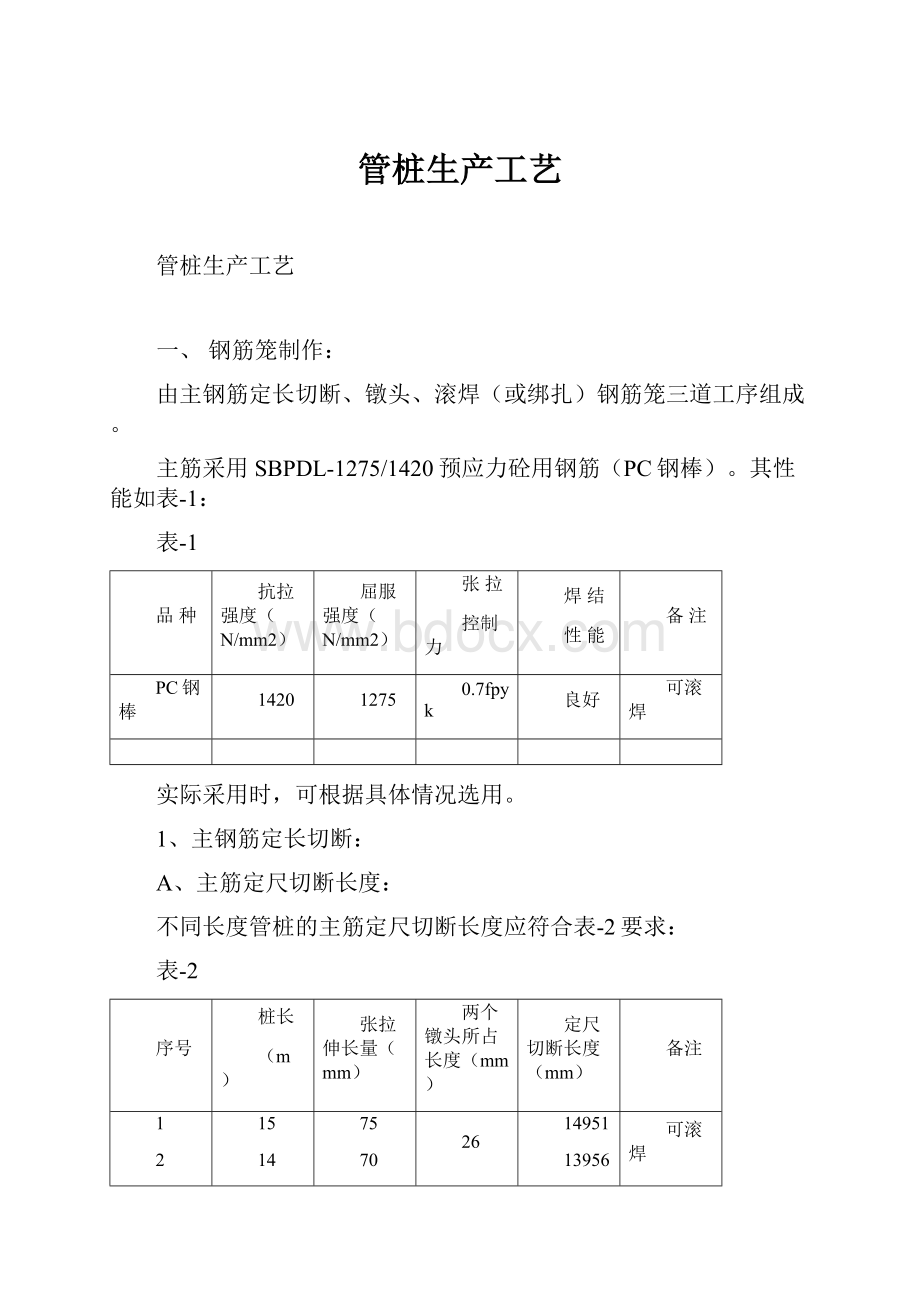 管桩生产工艺.docx