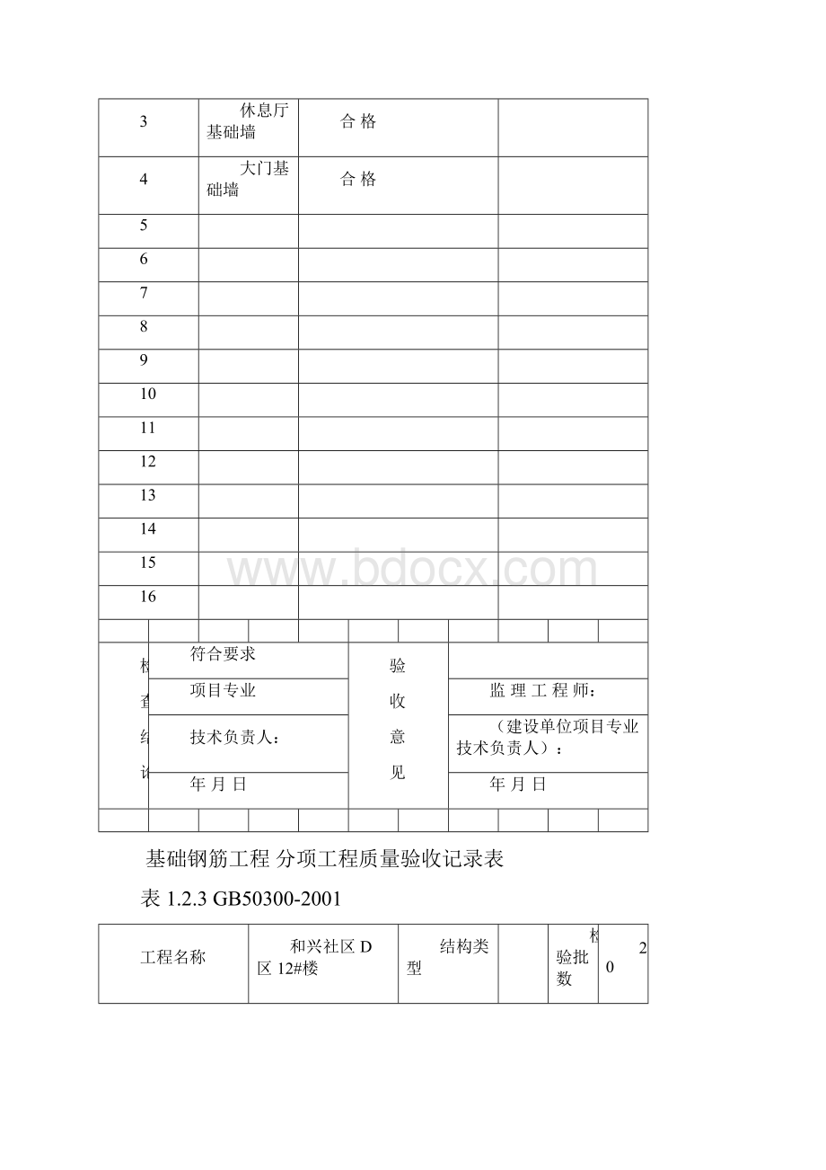 基础分部子分部工程验收记录.docx_第3页