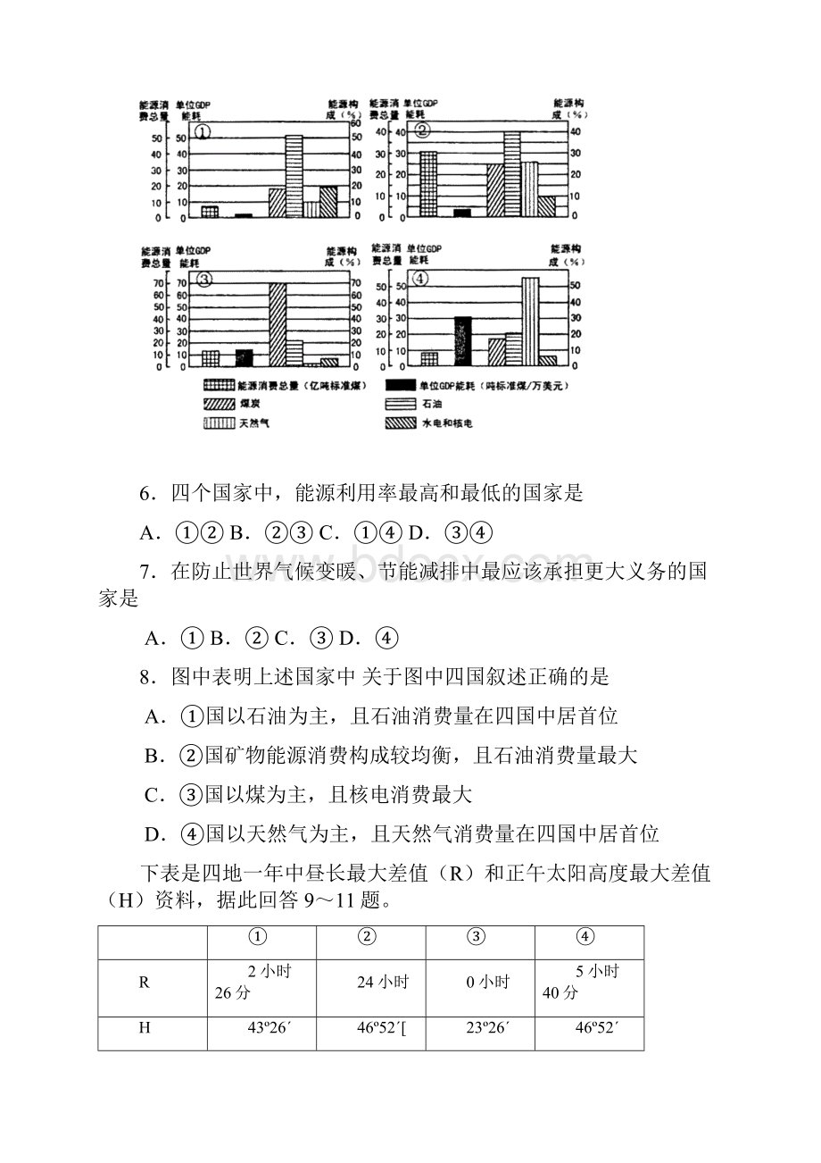 山西省太谷中学晋城一中运城中学届高三联考文综.docx_第3页