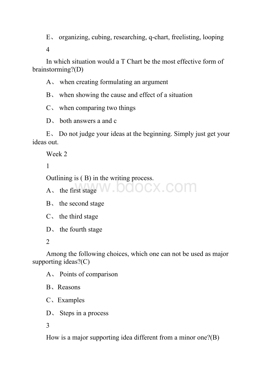 大学英语过程写作尔雅答案100分.docx_第2页