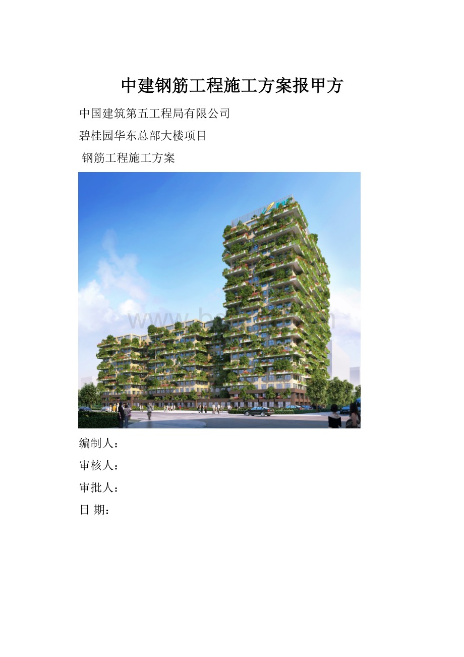 中建钢筋工程施工方案报甲方.docx