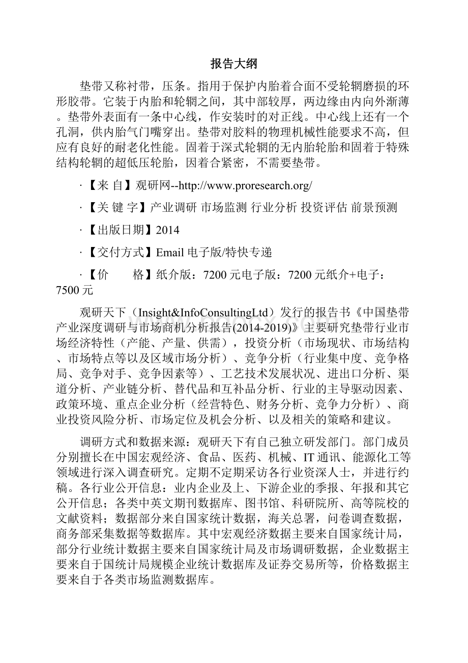 中国垫带产业深度调研与市场商机分析报告.docx_第2页