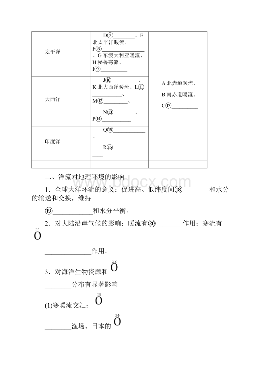 高考地理大一轮复习学案14 大规模的海水运动.docx_第2页