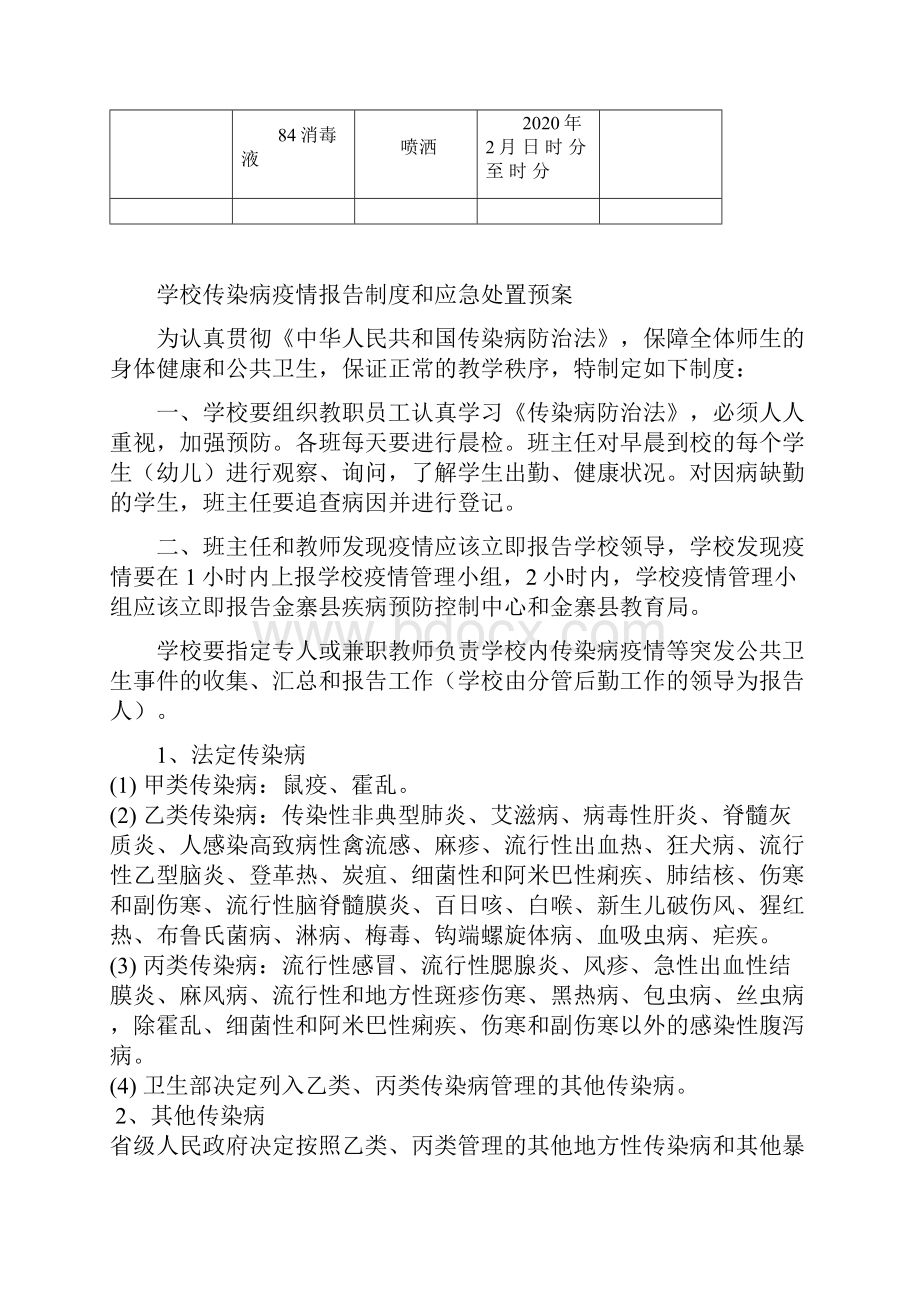 防控新型肺炎校园消毒记录表1.docx_第2页