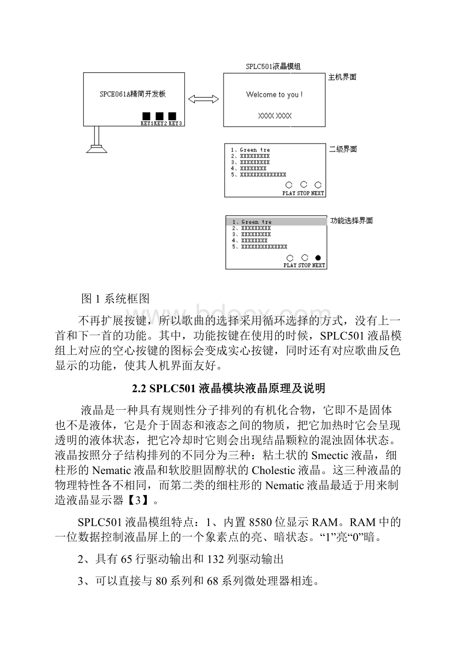 基于SPCE061A单片机的音乐播放器设计.docx_第2页