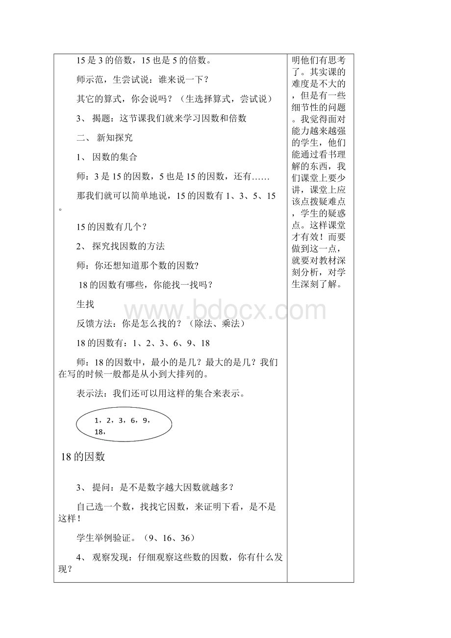 第二单元因数与倍数7课时反思3篇.docx_第2页