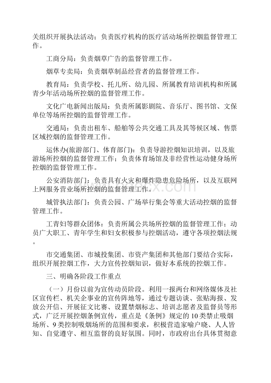 市公共场所控烟工作大会市长发言范文与市共青团信息工作会议上的讲话汇编.docx_第3页