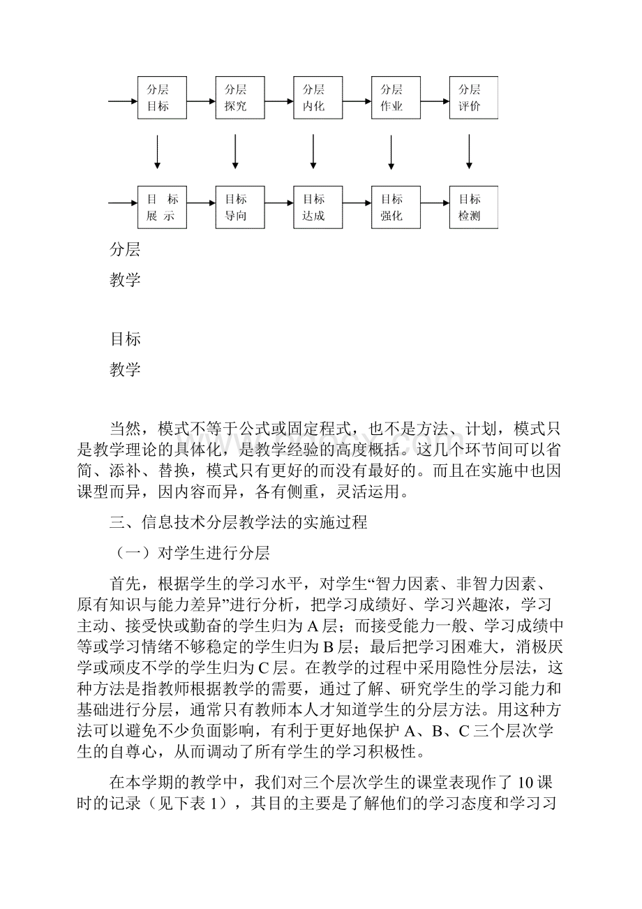 初中信息技术分层教学探究与试验.docx_第3页