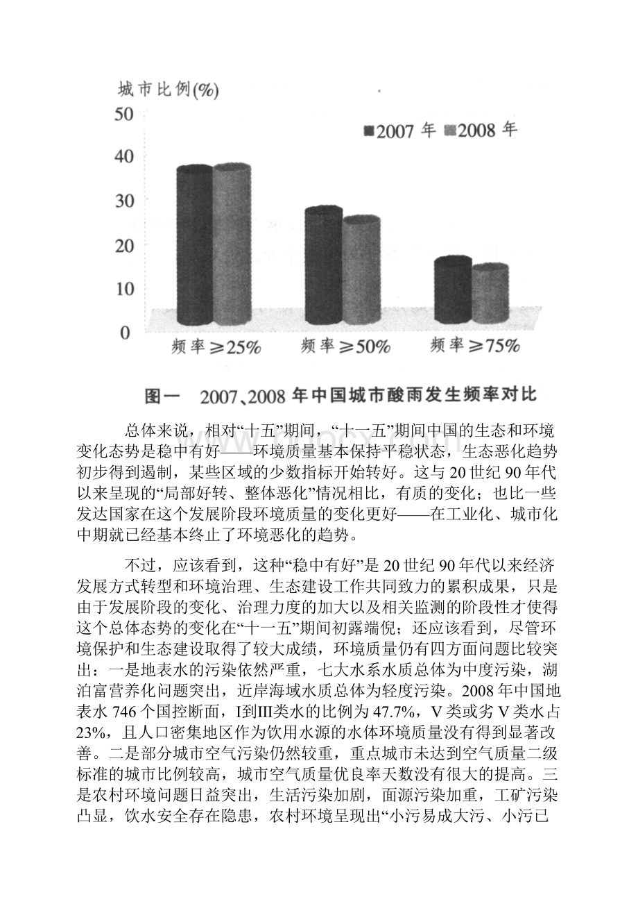 中国生态环境现状及其十二五期间的战略取向.docx_第3页