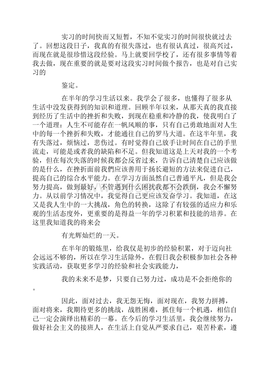 实习生工作总结报告.docx_第3页