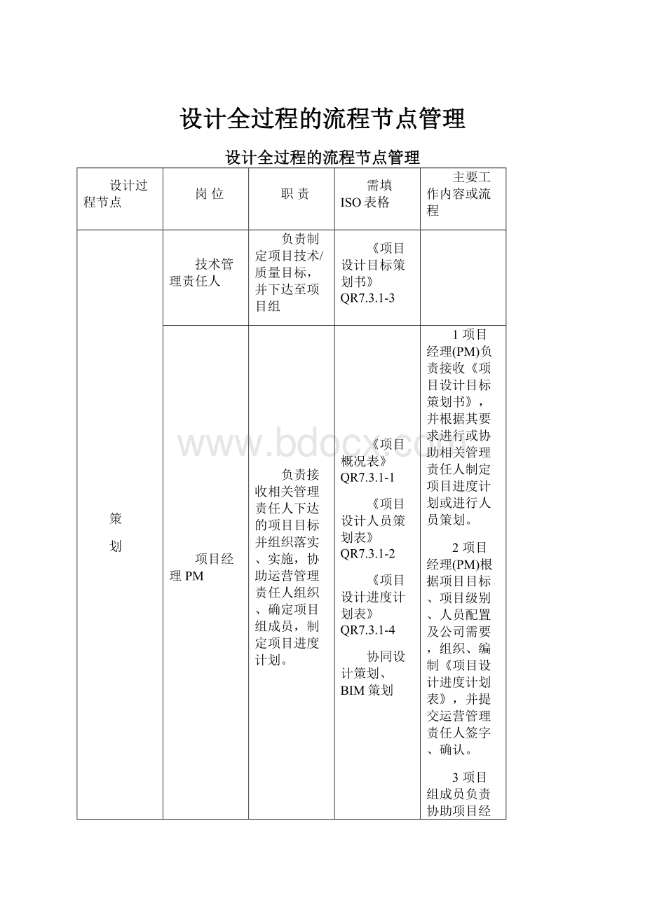 设计全过程的流程节点管理.docx_第1页