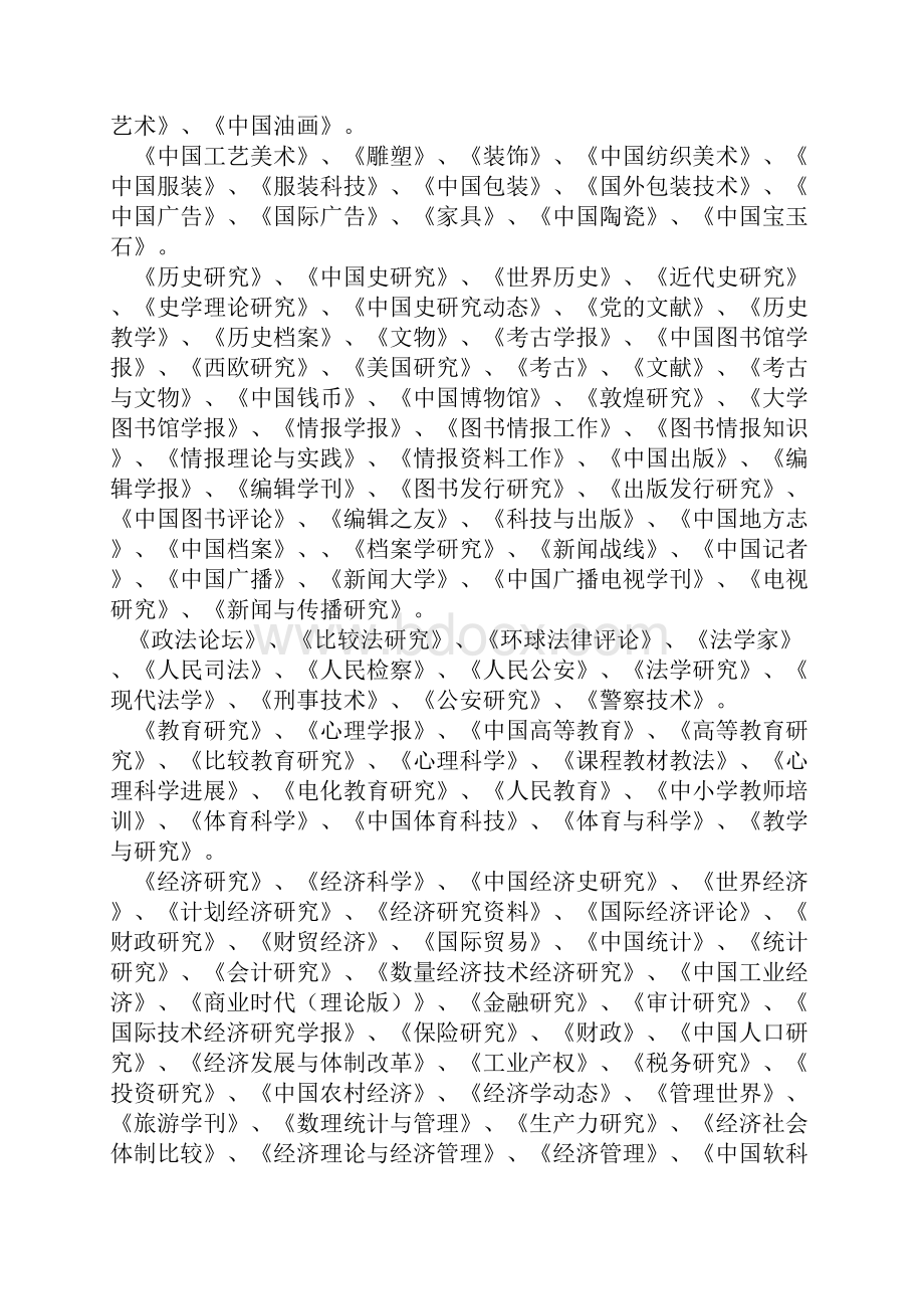 甘肃省职称评定国家权威学术期刊参考名录.docx_第2页