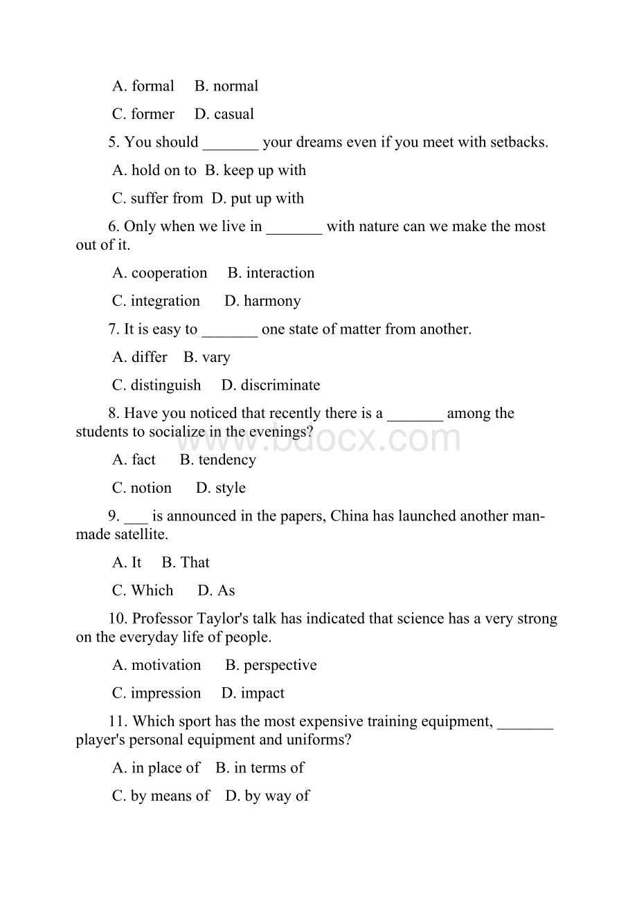 黑龙江成人学位英语考试真题及答案kj140430171033.docx_第2页